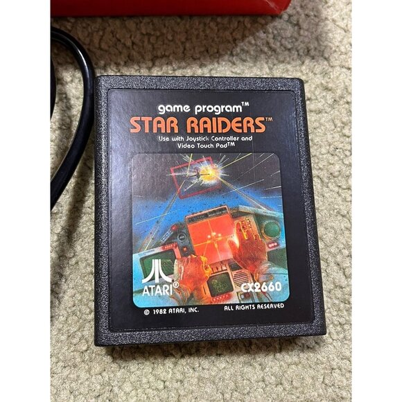 Atari 2600 Star Raiders 1982 + Touch Pad CX2660-1 Vintage Complete Game System!! - Picture 2 of 6